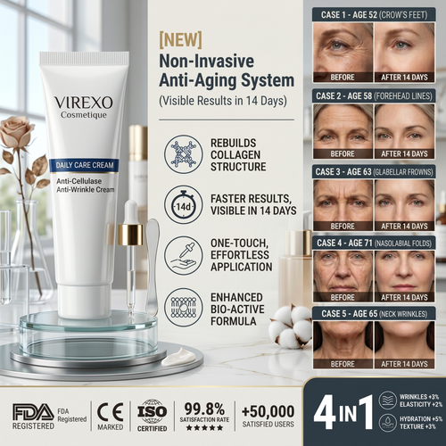 Dermatologist‑Approved Anti‑Wrinkle Revolution“Collagen + Fullerene Virexo Essence Creams”